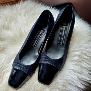 Roberto Capucci black leather Made in Italy shoes 8.5 Medium width